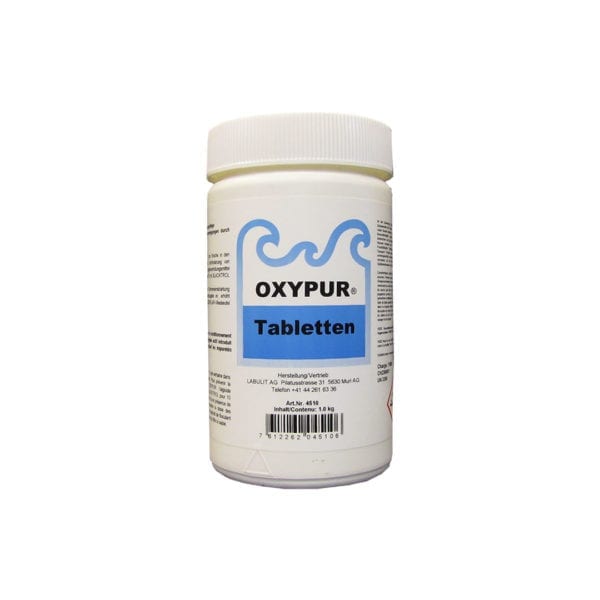 OXYPUR Tabletten 1 kg Chlorfreie Wasserpflege Tabletten 1kg