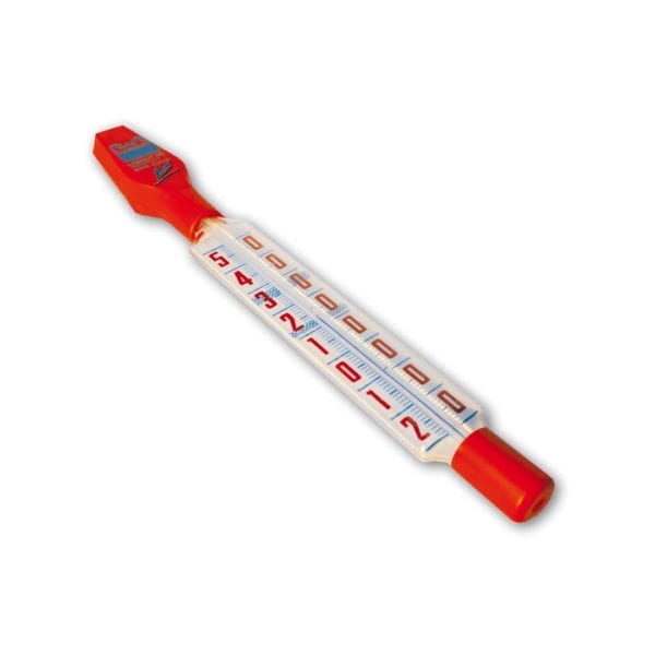 Thermometer aufrecht schwimmend