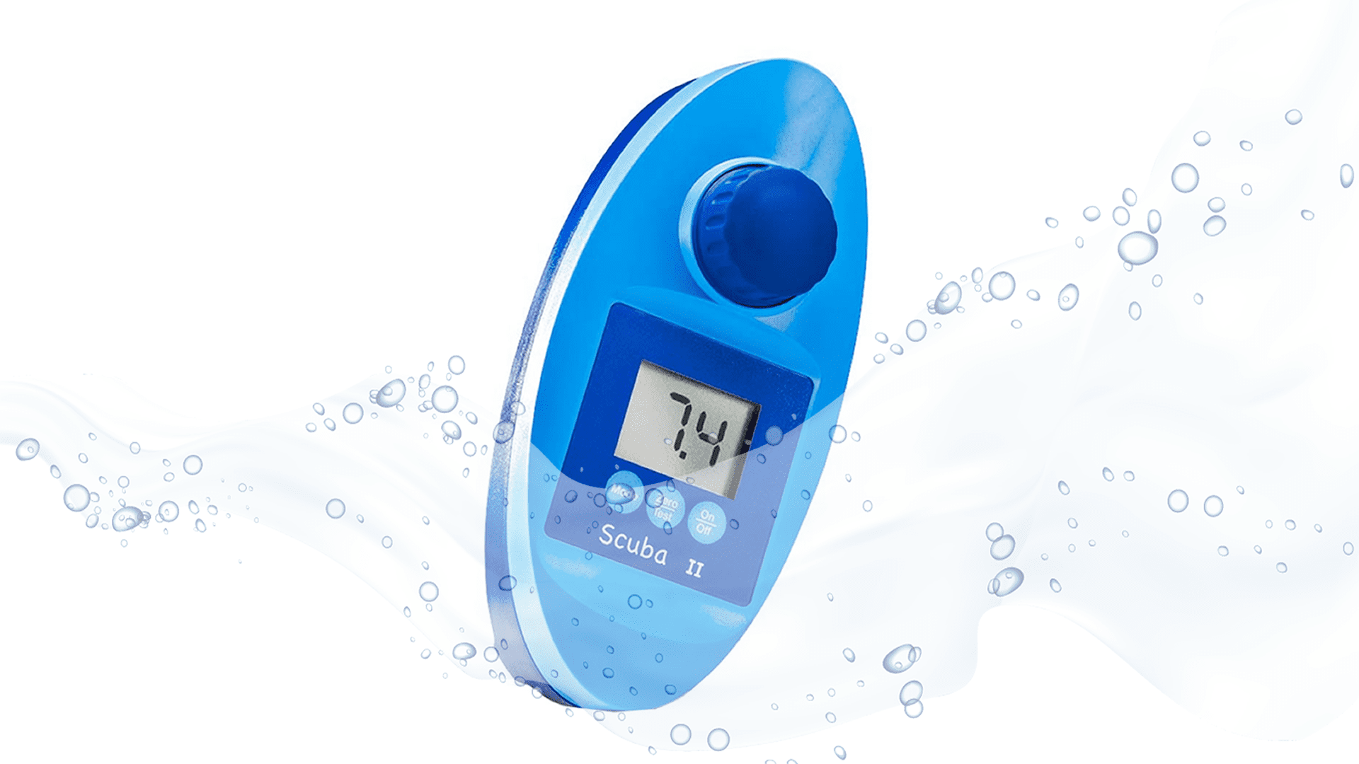Messgeräte-Wassertest